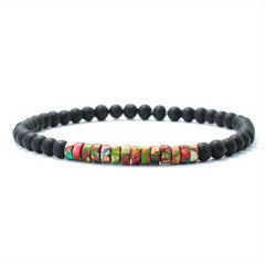 Men's Frosted Stone Beads Bracelet Gift For Men