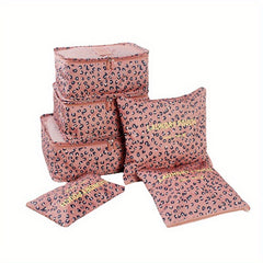 6pcs Travel Storage Bag Sets Underwear Luggage Bag Travel Clothing Storage Bags