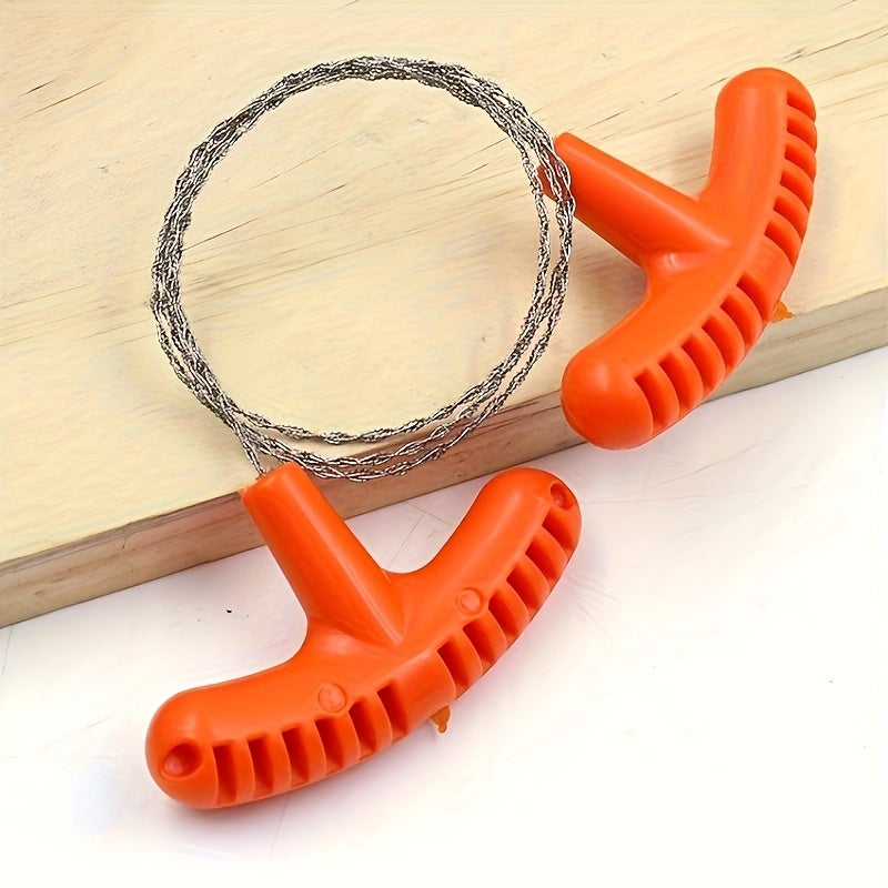 Stainless Steel Wire Saw Mini Pocket Saw Camping Survival Equipment