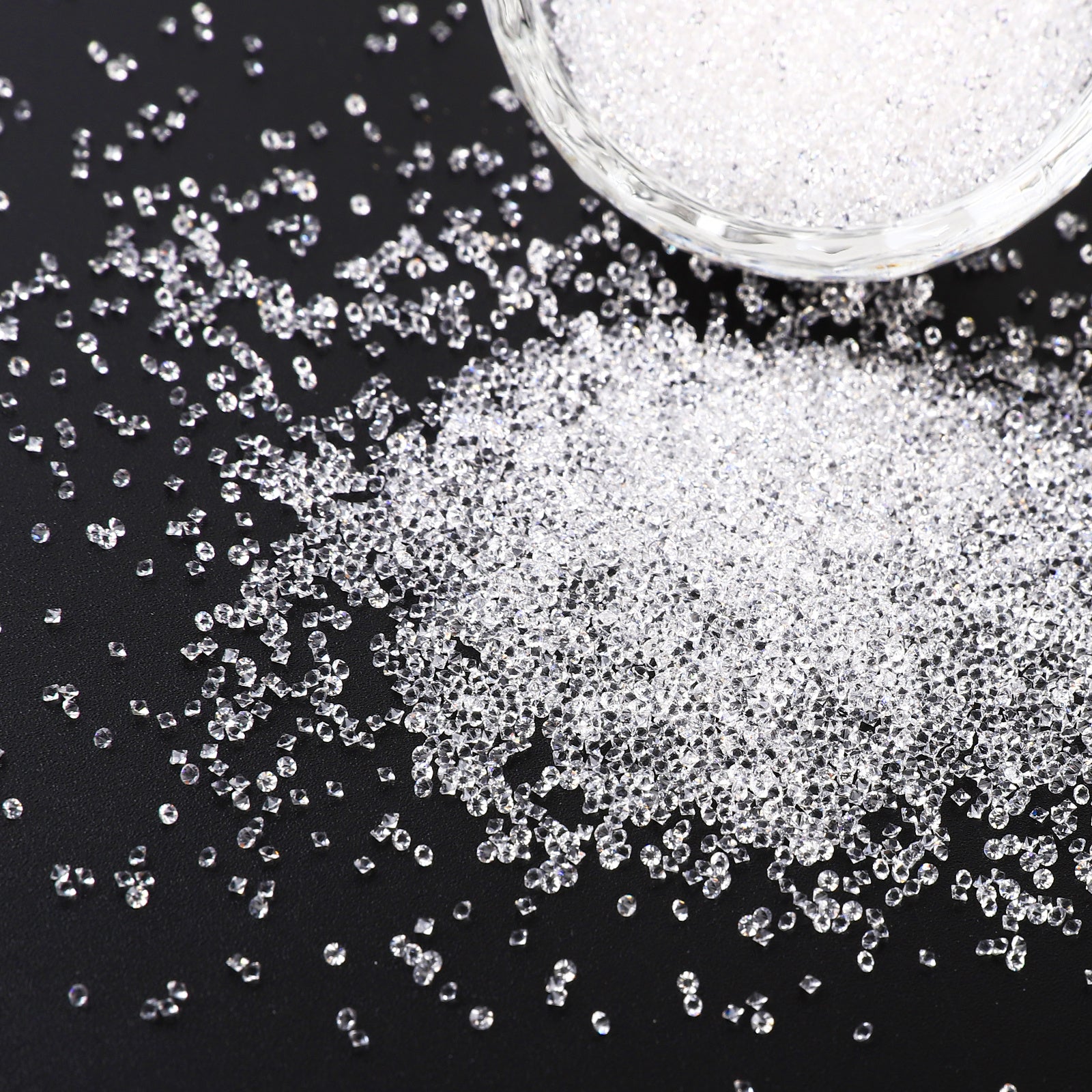 10000Pcs Pixie Nail Crystals Rhinestones Micro Nail Beads 1 2mm