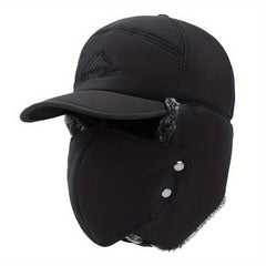 Winter Warm Hat with Mask, Plus Velvet Thickened, Ear Protection