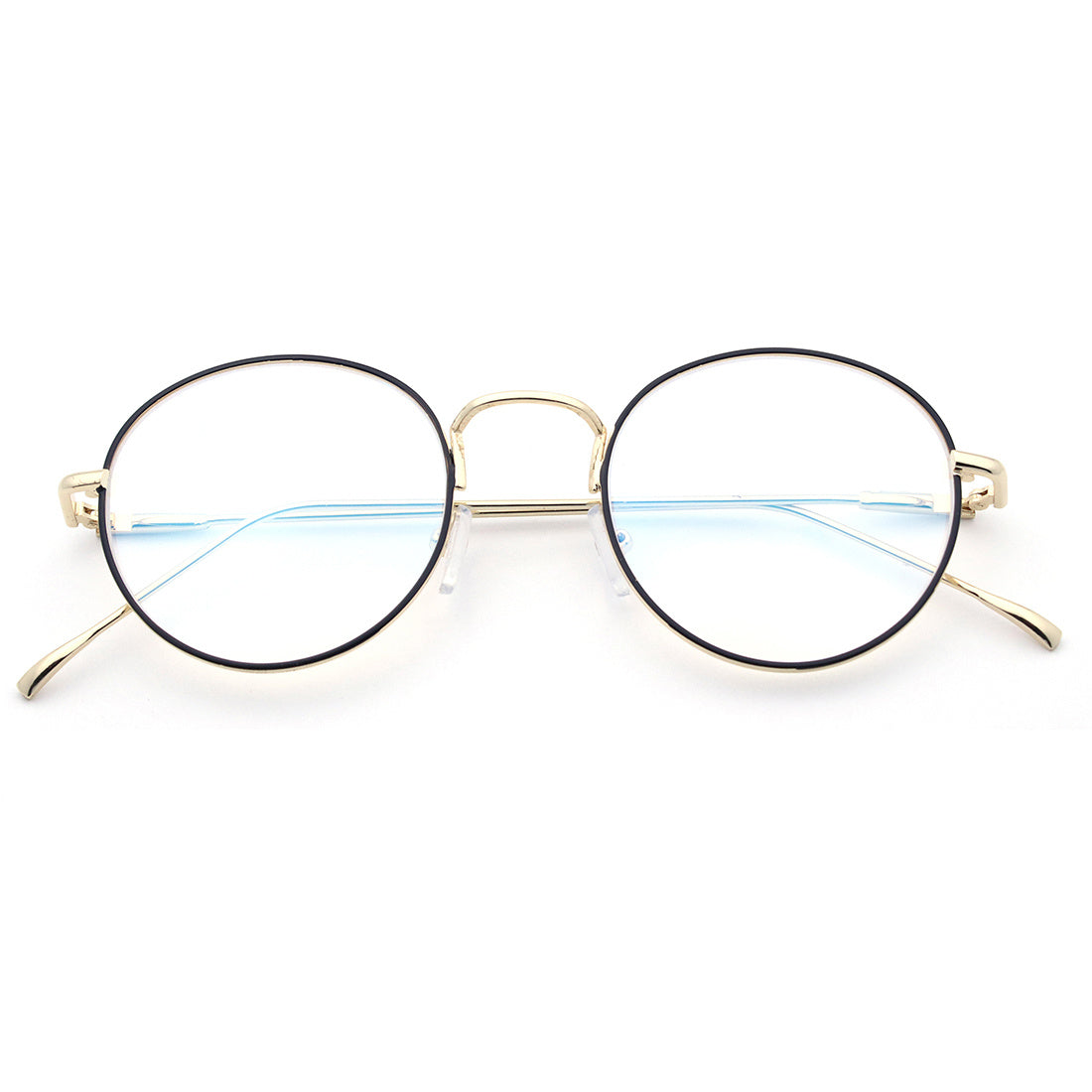 Men's Brass Round Glasses Frame