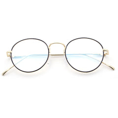 Men's Brass Round Glasses Frame