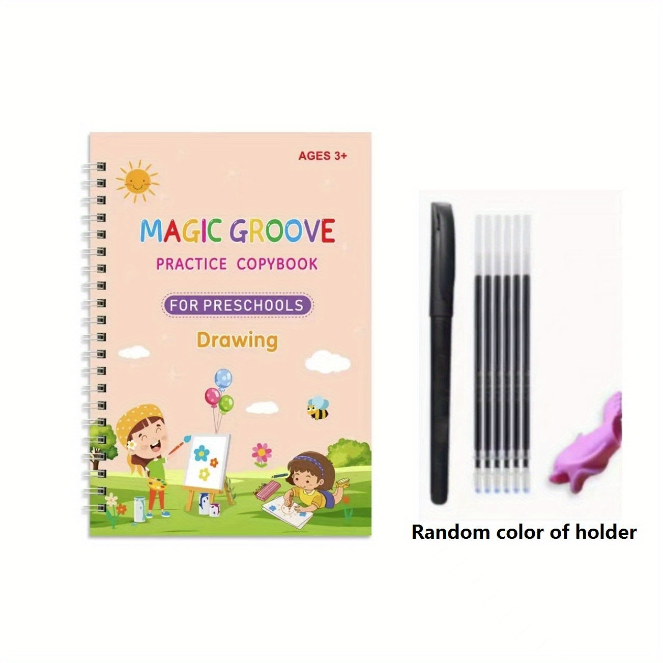 Reusable Handwriting Workbook for Kids - Alphabet & Writing Practice Book