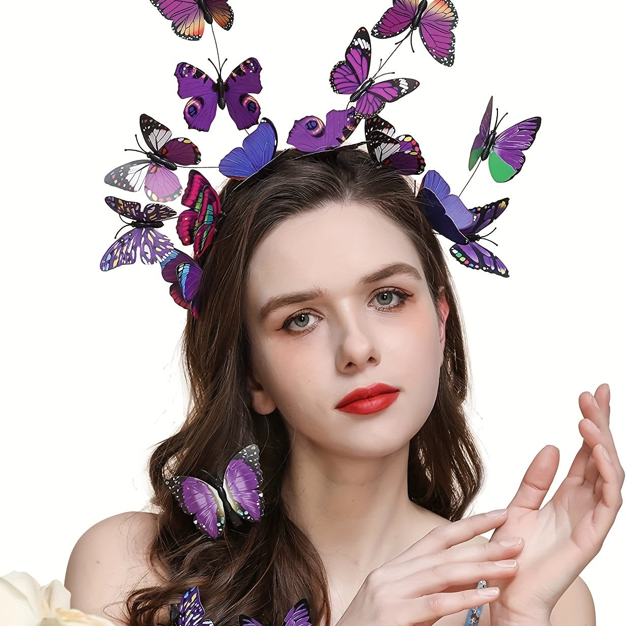 Funny Butterfly Headband Party Headdress Halloween Gift