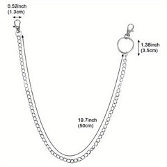 Punk Hip Hop Rock Chain Trousers Chain Layered Waist Chain