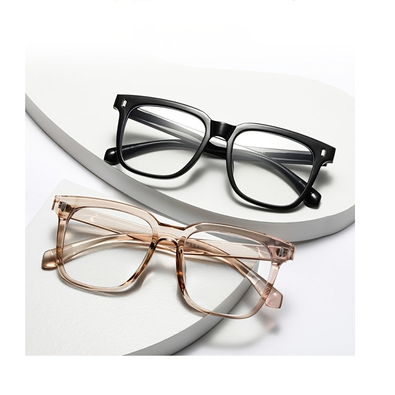 Anti Light Metal Hinge Glasses Frame Unisex Square Frame Glasses Frame