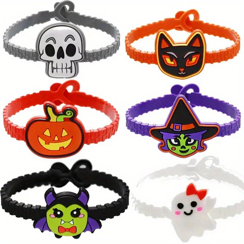 Cartoon Kids Bracelet Set Halloween Party Favor Kids Dress Up Accessories