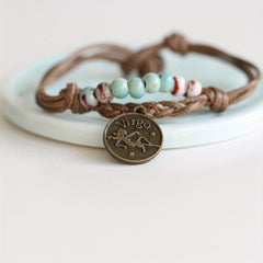 12 Constellation Retro Bracelet for Men