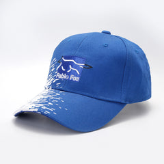 Fox Patch Baseball Cap Solid Embroidery Adjustable Cotton Sun Hat