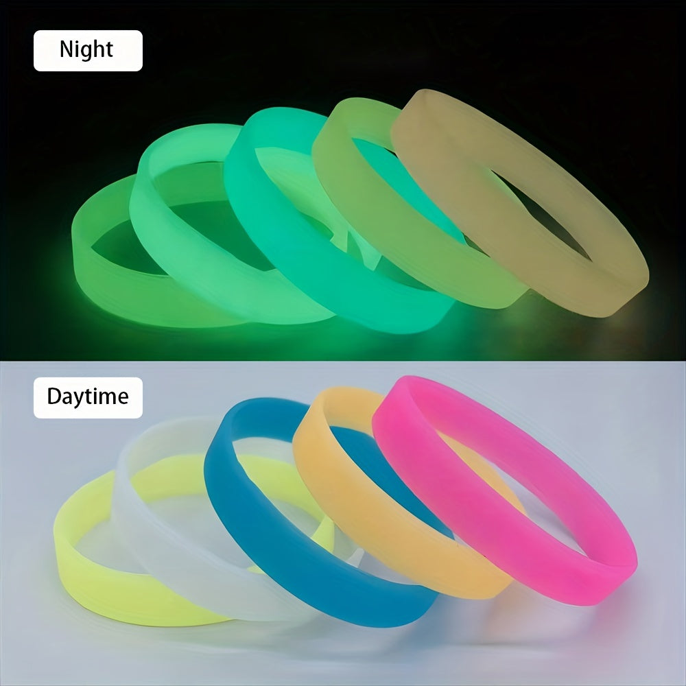 Reflective Silicone Bracelet for Night Running and Cycling