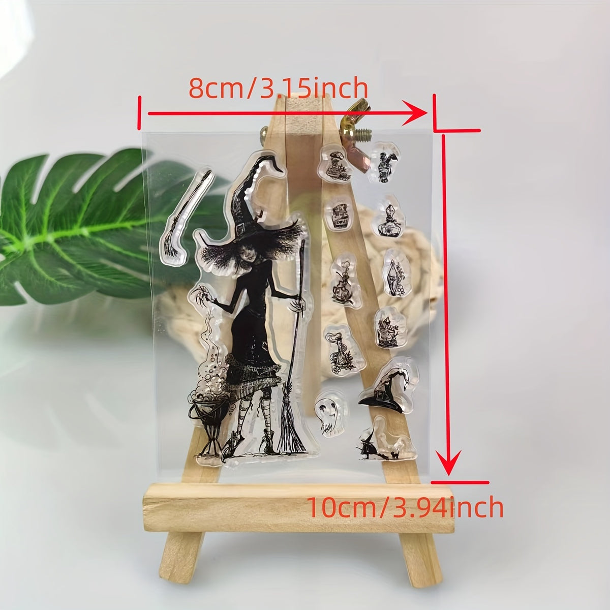 Halloween Witch Stamp for Scrapbooking Paper Craft Album Card