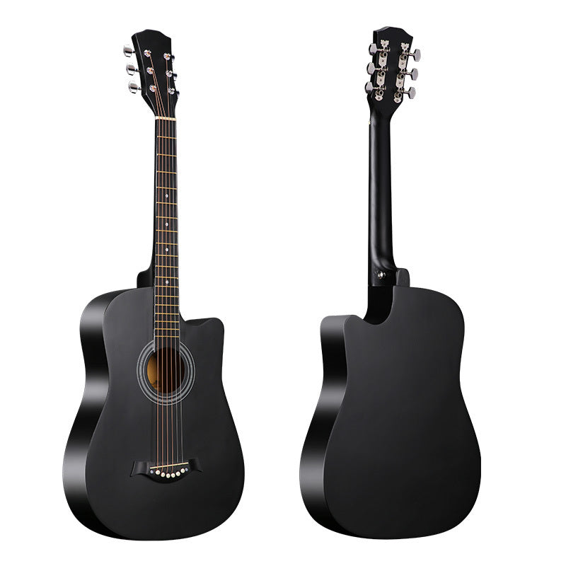 Folk Guitar 38 Inch Basswood Practicing Guitar Boys And Girls Beginners