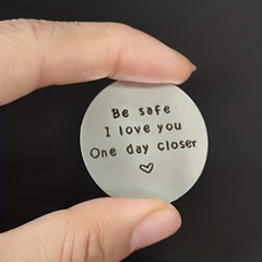 Deployment Gift Pocket Coin Love Token Military Long Distance Gift