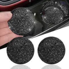 Bling Car Cup Holder Coaster Anti Slip & Shockproof