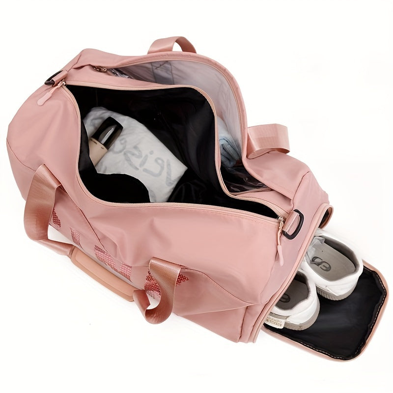 Sequins Decor Sports Bag Large Capacity Shoulder Bag