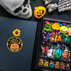 500pcs Halloween Pumpkin Round Stickers for Gift Food Packaging Reward Play Toy