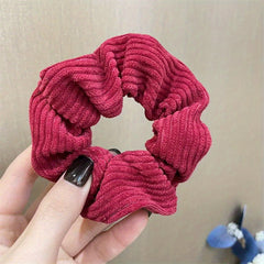 Corduroy Large Scrunchie Hair Tie Hair Accessories