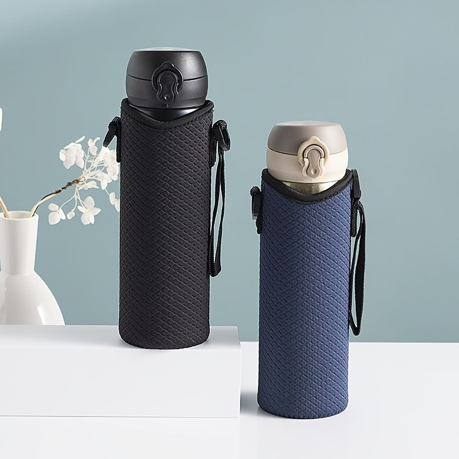 550ml Glass Water Bottle with Strap