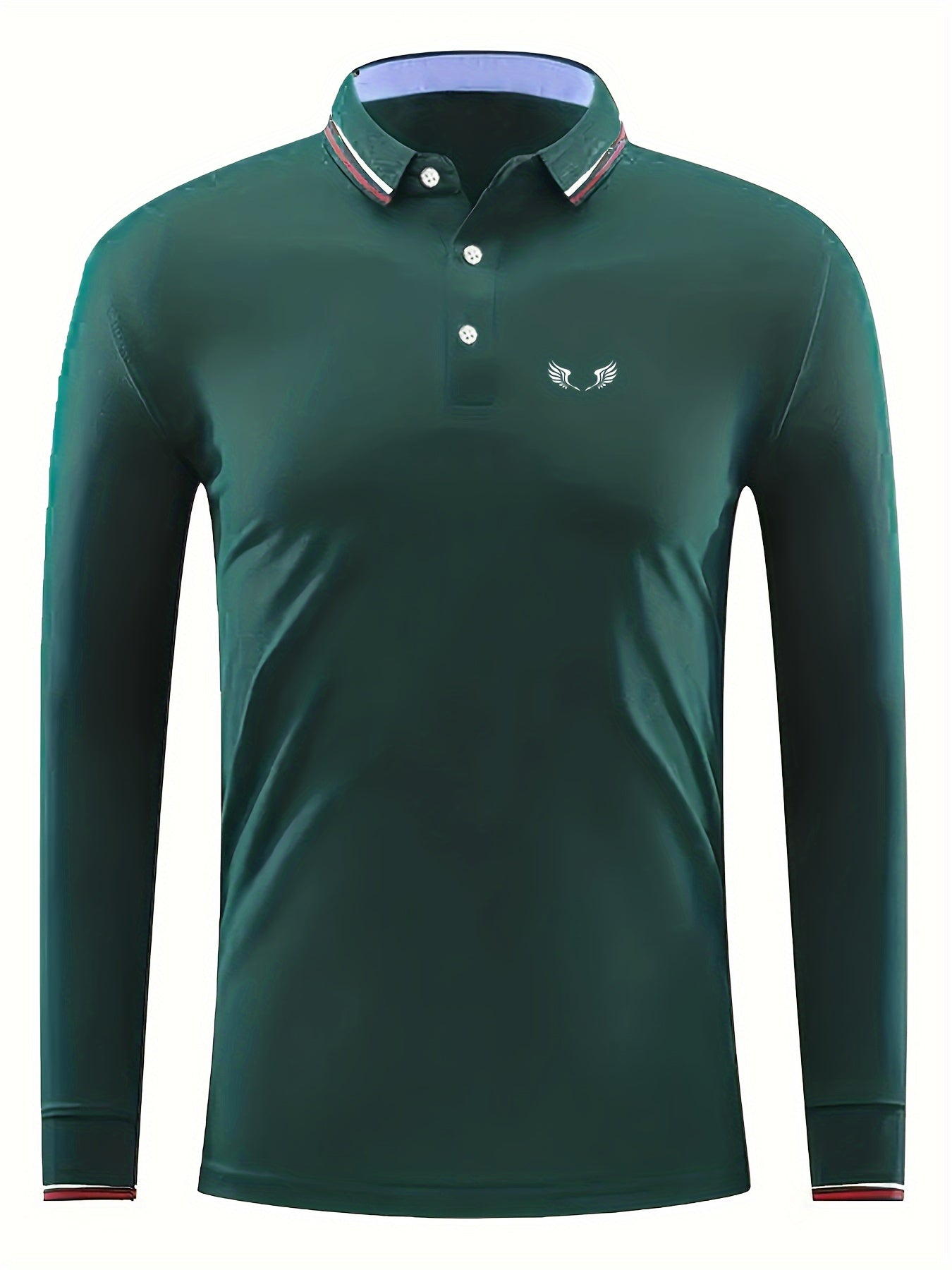 Men's Long Sleeve Lapel Sports Shirt Top For Spring Fall Winter