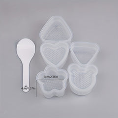 Japanese Onigiri Mold Set - Sushi Makers for Bento Box