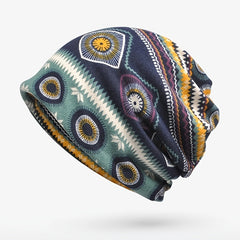 Ethnic Style Beanies Pullover Hat Winter Cap Casual Skull Hat
