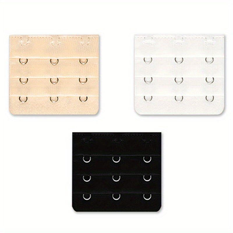 3pcs Hook Bra Extenders Adjustable Bra Band Women's Lingerie Accessories