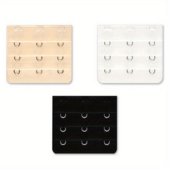 3pcs Hook Bra Extenders Adjustable Bra Band Women's Lingerie Accessories