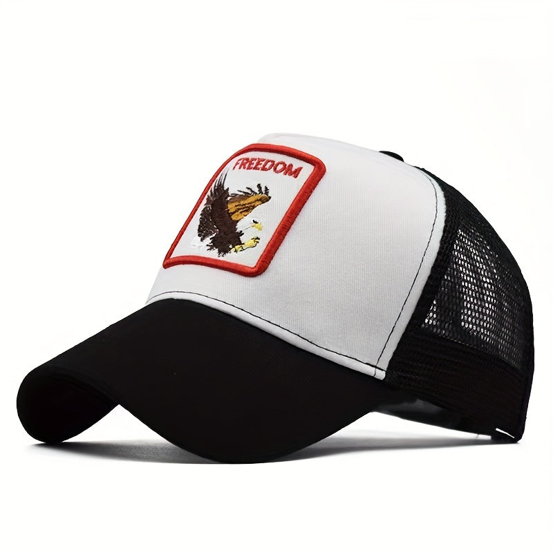 Spring Animal Embroidery Mesh Cap Baseball Hat Hip hop Cap
