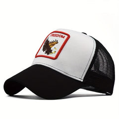 Spring Animal Embroidery Mesh Cap Baseball Hat Hip hop Cap