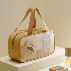 Cartoon Transparent Toiletry Bag Waterproof Travel Cosmetic Storage Bag