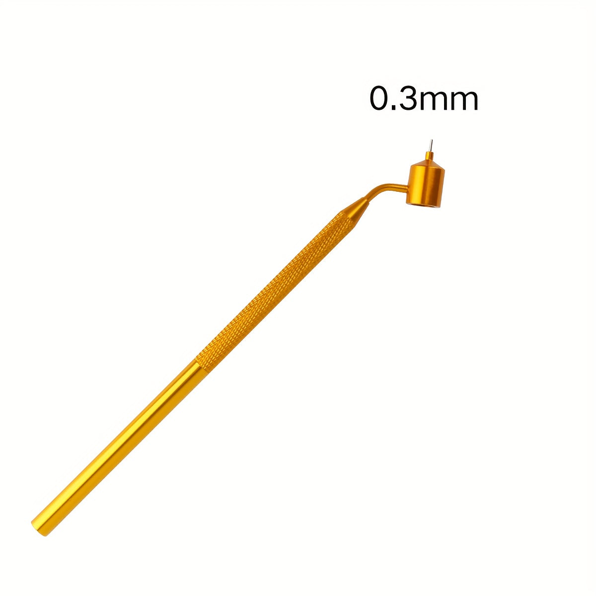 Golden Line Detailing Paintbrush Set 1 Piece Dowel Handle Aluminum Crafted