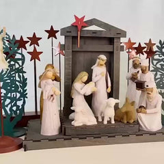 Nativity Song Of Joy Dance Of Life Sculpted Hand Painted Nativity Figures