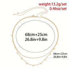 Double Layer Waist Chain Butterfly Pendant Metal Belly Chain Women