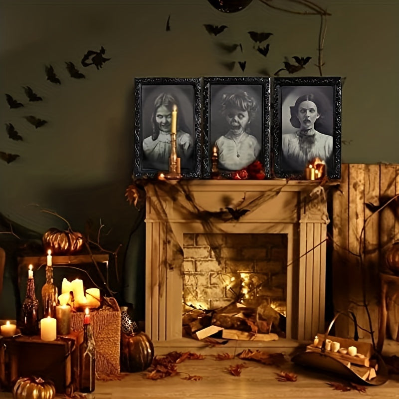 Halloween 3D Face Changing Picture Frame Decoration