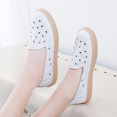 Women's Floral Slip On Loafers Walking Shoes