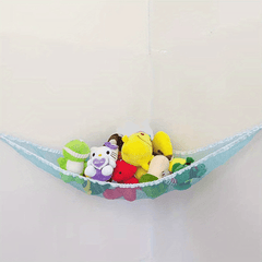 Large Corner Mesh Toy Storage Hammock