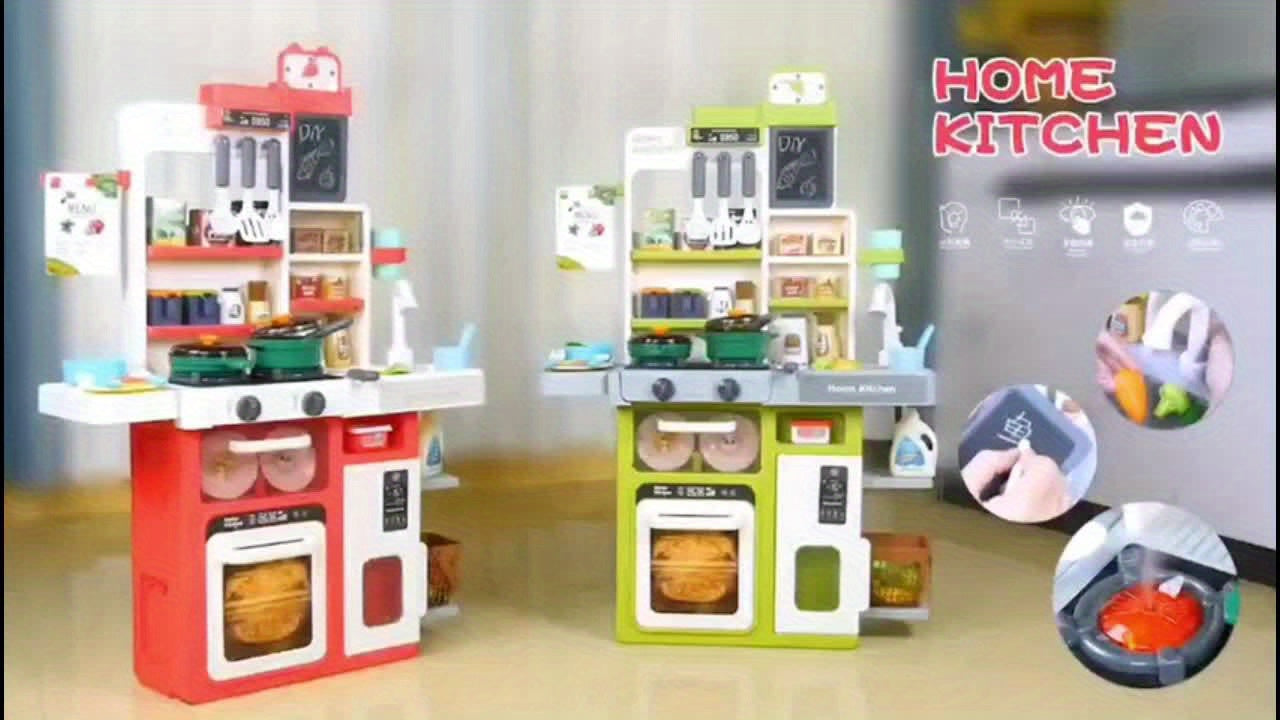 Pretend Kitchen Toys Simulated Kitchen Girl Cooking Steaming Set