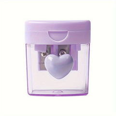 Macaron Colored Pencil Sharpener Sky Green Pink Manual Office Pencil Sharpener