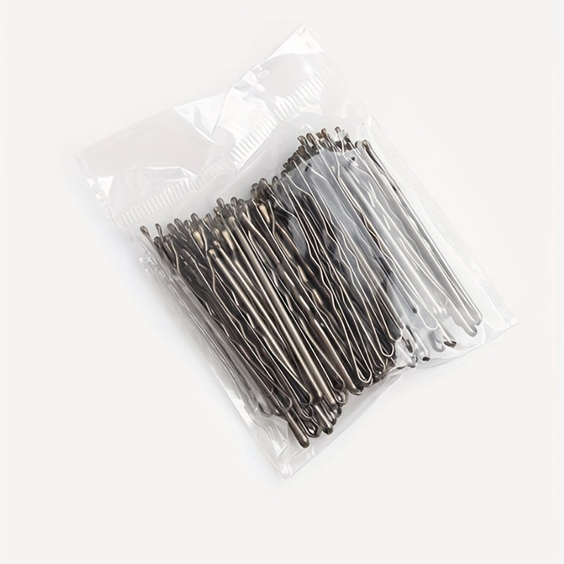 50 Large Silvery Non Slip Hair Clips for Thick Hair