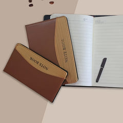 PU Leather Notebook 60K 18K Horizontal Line Business Office Learning