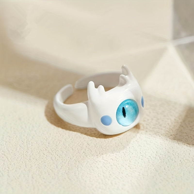 Double Eye Cat Ring For Men Daily Decoration Gift Family Friends
