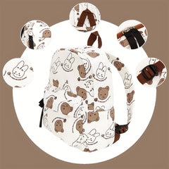 Kids Backpack Cartoon Rabbit Bear School Bag