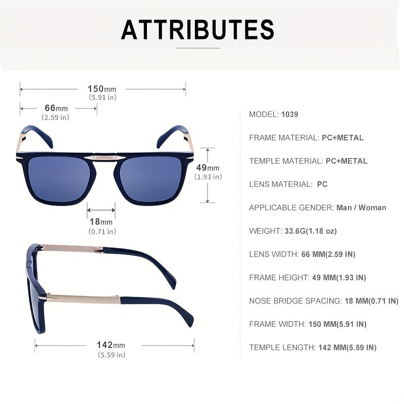 Men Casual Driving Sunglasses For Outdoor Travel Mountain UV Protection Summer