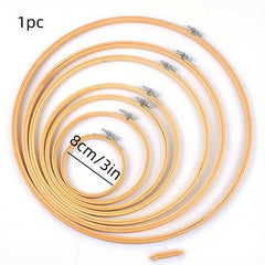 Bamboo Embroidery Stretch Adjustable Cross Stitch Hoop Tool