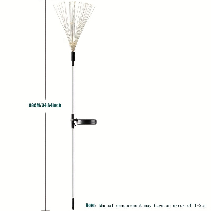 Solar Firework Lights Garden Decor Fairy Lights Outdoor Waterproof Lawn Lamp