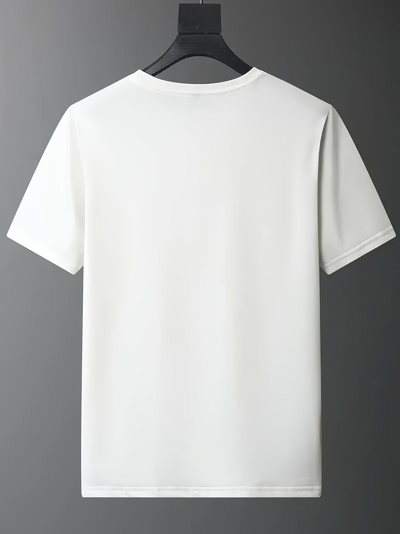 Men's Monster Print T-shirt Active Stretch Tee for Outdoor
