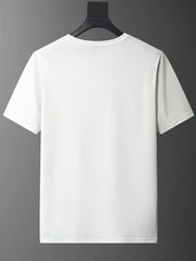 Men's Monster Print T-shirt Active Stretch Tee for Outdoor