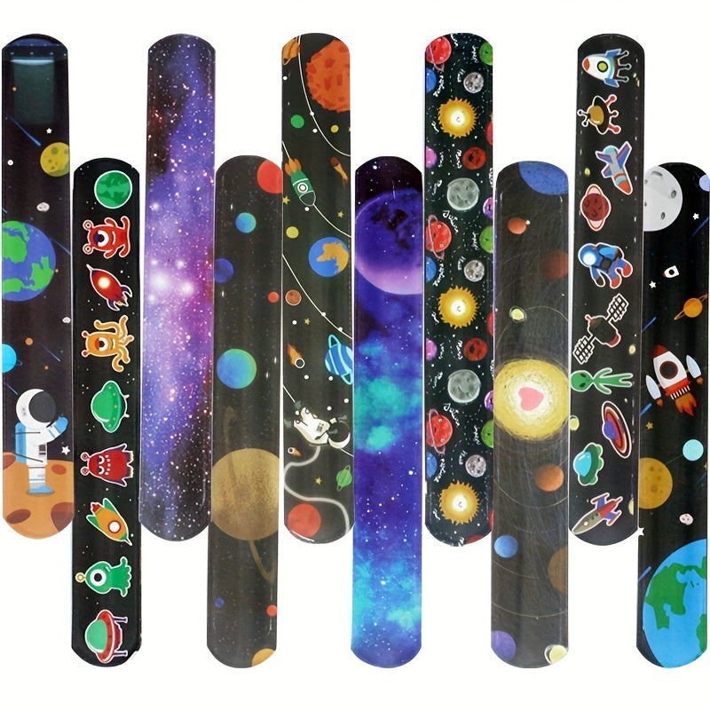 10pcs Space Themed Bracelets & Rings Set for Kids