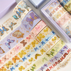 10pcs Washi Tape Set Diy Journal Decoration Stickers